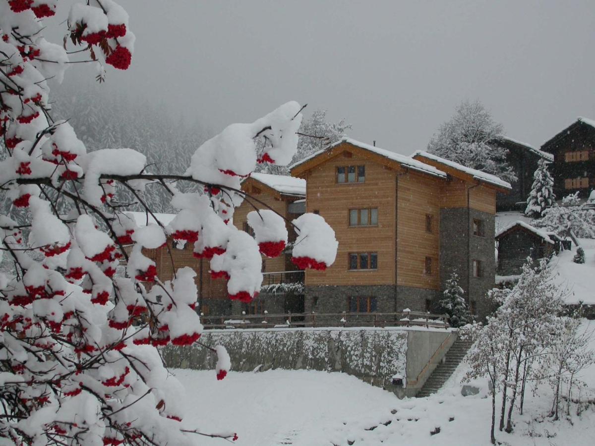 Chalet Timber Inn in de sneeuw